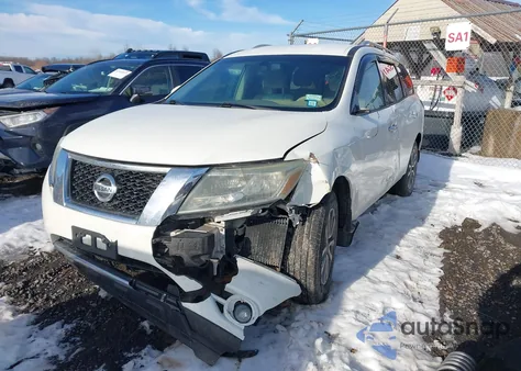 2015 Nissan Pathfinder S z USA, uszkodzony, nr VIN 5N1AR2MM8FC719261